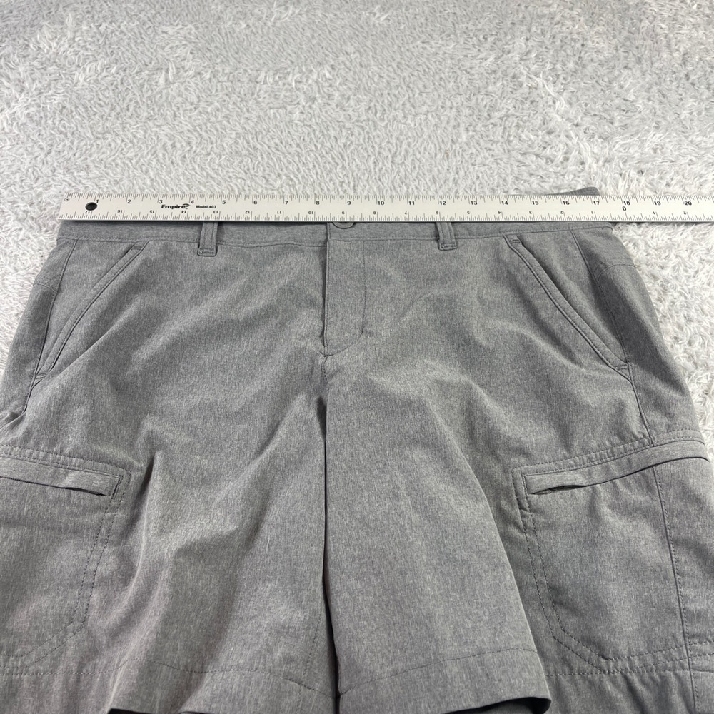 Eddie Bauer Flexion Amphib Shorts Womens 10 Gray Hiking Cargo Outdoor Stretch - Picture 5 of 12